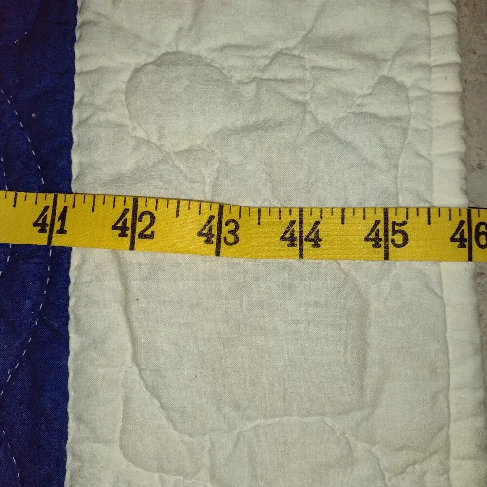 NEW Handmade Stunning Rainbow Baby Quilt/Wall Hanging w Detailed Hand Quilting